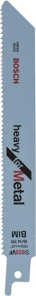 Miniatyrbillede 4 af 8: Bosch heavy til Metal S 925 VF - savklinge - til rør, metalplader, profiler - 5 stk - længde: 150 mm - bredde: 19 mm (2608657407)