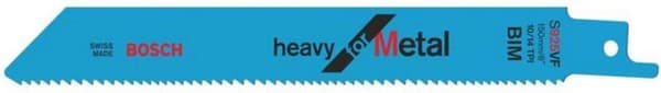 Bosch heavy til Metal S 925 VF - savklinge - til rør, metalplader, profiler - 5 stk - længde: 150 mm - bredde: 19 mm (2608657407)