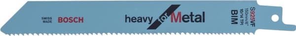 Bosch heavy til Metal S 925 VF - savklinge - til rør, metalplader, profiler - 5 stk - længde: 150 mm - bredde: 19 mm (2608657407)