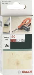 Miniatyrbillede 3 af 4: Bosch slibebånd korn 40 (L x B) 451 mm x 6 mm 2609256234 3 stk. (2609256234)