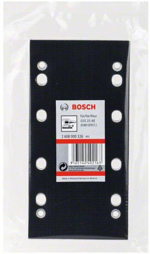 Bosch slibeplade 185 x 93 mm, egnet til GSS 23 AE, med velcro 2608000326 (2608000326)