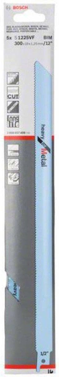 Bosch heavy til metal S 1225 VF - savklinge - til metal, stål - længde: 300 mm (2608657409)