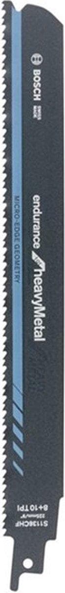 Bosch udholdenhed til heavyMetal S 1130 CF - savklinge - til stål, stabile rør, profiler, tyk metalplade - 5 stk - længde: 225 mm - bredde: 22 mm (260