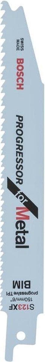 Bosch Progressor til Metal S 123 XF - savklinge - til rør, metalplader, profiler - 2 stk - længde: 150 mm - bredde: 19 mm
