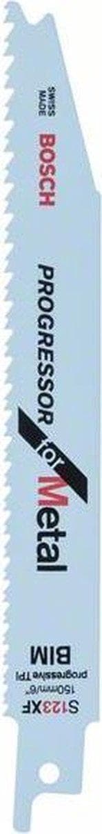 Bosch Progressor til Metal S 123 XF - savklinge - til rør, metalplader, profiler - 2 stk - længde: 150 mm - bredde: 19 mm