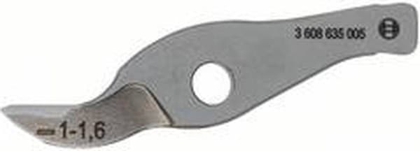 Bosch-veitsi suorana, jopa 1,6 mm, Bosch-leikkausleikkureille GSZ 160 Professional 2608635406 (2608635406)