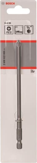 Miniatyrbillede 2 af 3: Bosch Phillips bit PZ 2 ekstra hård E 6.3 1 stk (2608522069)