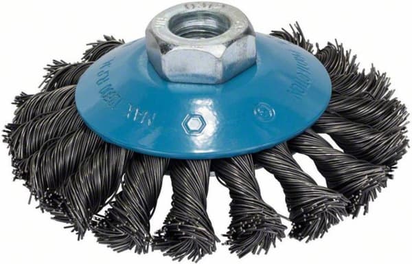 Bosch tung til metal - stålbørste - til metal - 100 mm - M14 (2608622011)