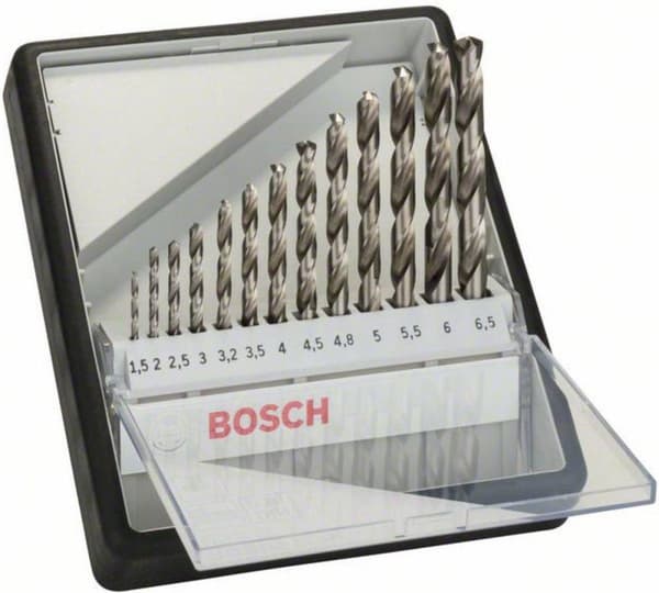 Bosch Robust Line HSS-G - borrset - för metall - spiralborr - 13 stycken (2607010538)