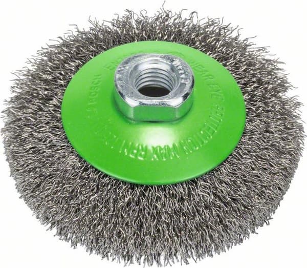 Bosch clean for Inox - Fasad borste - för aluminium, rostfritt stål, icke-järnmetall - 100 mm - M14 (2608622108)