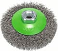 Miniatyrbild 3 av 5: Bosch clean for Inox - Fasad borste - för aluminium, rostfritt stål, icke-järnmetall - 100 mm - M14 (2608622108)