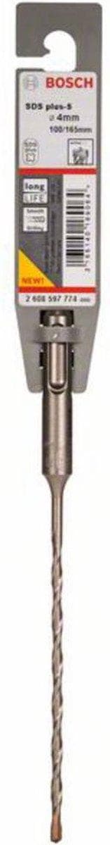 Bosch hammarborr i hårdmetall 4 mm SDS-plus-5 2608597774 total längd 160 mm SDS-Plus 1 st (2608597774)