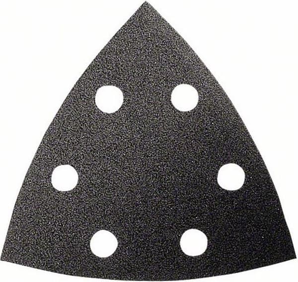 Bosch delta sandpapir med velcro, perforeret korn 100 bredde på tværs af hjørner 93 mm Best for Stone 2608605193 5 stk (2608605193)