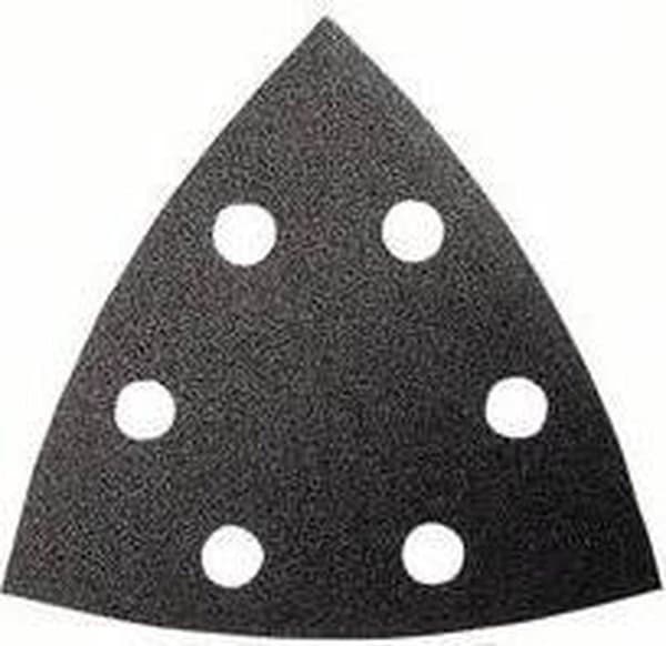 Bosch delta sandpapir med velcro, perforeret korn 100 bredde på tværs af hjørner 93 mm Best for Stone 2608605193 5 stk (2608605193)