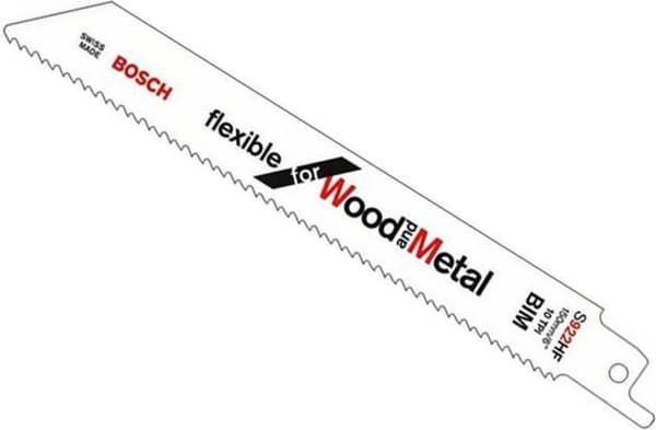 Bosch fleksibel til Wood+Metal S 922 DF - savklinge - 5 stk - 12,7 mm - længde: 150 mm - bredde: 19 mm