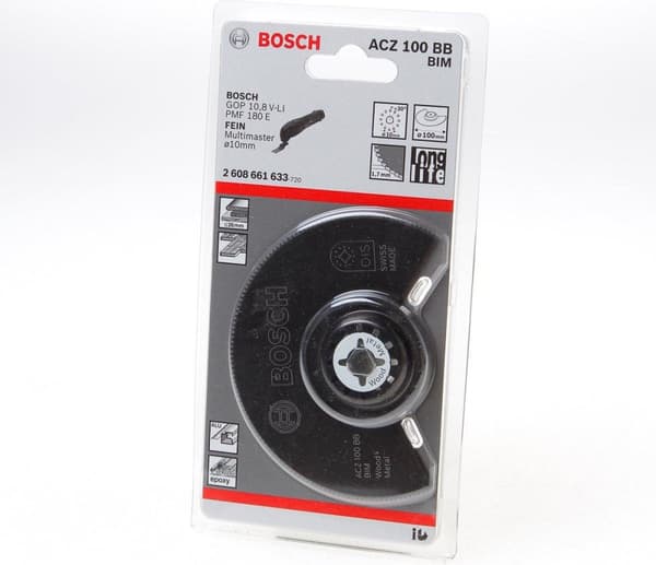 Bosch Starlock ACZ 100 BB Træ og metal - segmentsavklinge - til træ, metal, nåletræ, hårdttræ, fineret træ - 100 mm