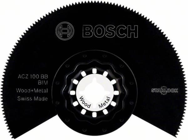 Bosch Starlock ACZ 100 BB Træ og metal - segmentsavklinge - til træ, metal, nåletræ, hårdttræ, fineret træ - 100 mm