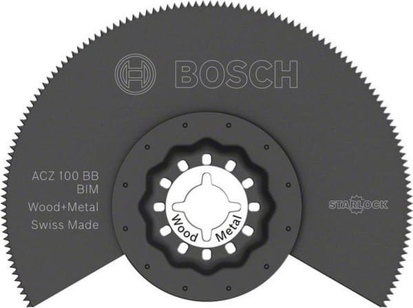 Bosch Starlock ACZ 100 BB Træ og metal - segmentsavklinge - til træ, metal, nåletræ, hårdttræ, fineret træ - 100 mm