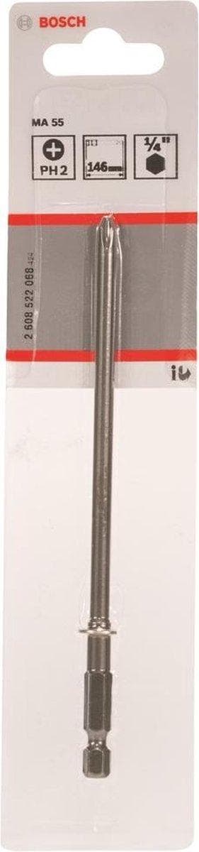 Bosch Extra Hard - skruetrækkerbit - phillips - PH2 - unbrakon - længde: 145 mm