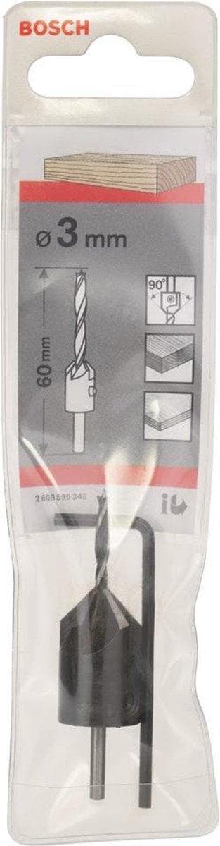 Bosch - pora - puulle - ruuviterä - 3 mm - pituus: 60 mm