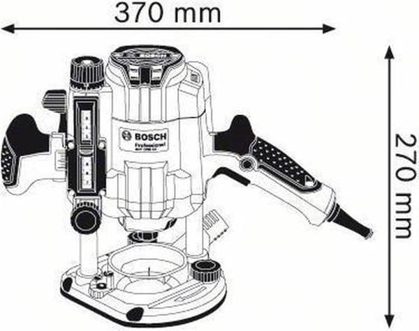 Bosch GOF 1250 CE Professional - reititin - 1250 W - 6 - 8 mm