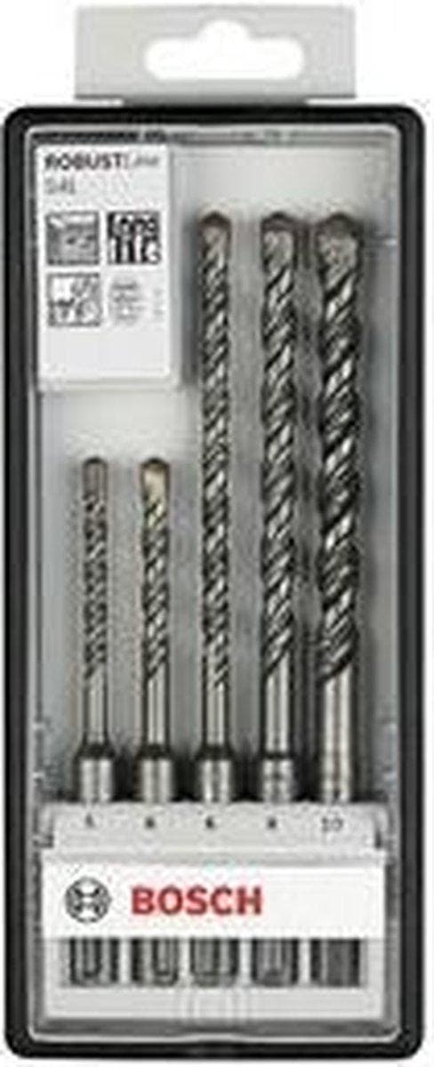 Bosch Robust Line SDS-plus-5 - boresæt - 5 stykker - 6 mm, 7 mm, 8 mm, 10 mm, 5,5 mm - SDS-plus - længde: 165 mm