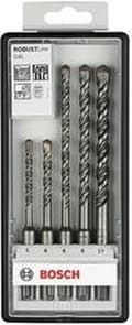 Miniatyrbillede 5 af 5: Bosch Robust Line SDS-plus-5 - boresæt - 5 stykker - 6 mm, 7 mm, 8 mm, 10 mm, 5,5 mm - SDS-plus - længde: 165 mm