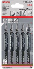 Miniatyrbillede 2 af 7: Bosch T 144 DP - savklingesæt - til træ, spånplader, krydsfiner - 5 stk - længde: 100 mm