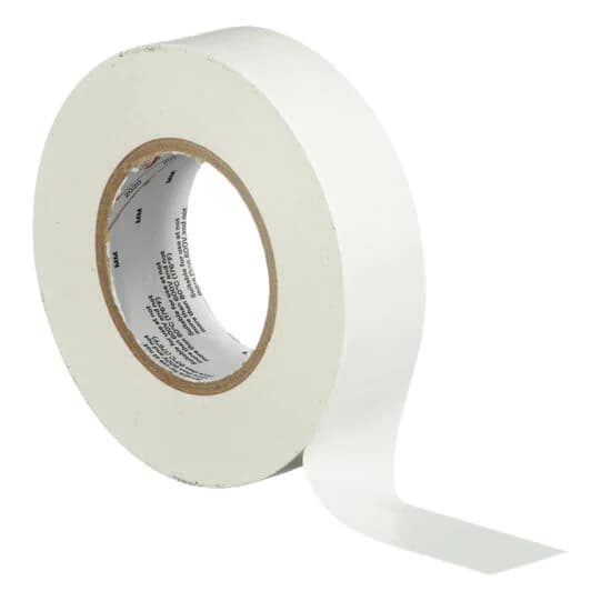 3M 165WH6E isoleringstape hvid 19mmx25m (7100184818)