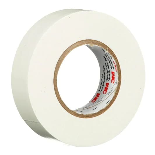 3M 165WH6E isoleringstape hvid 19mmx25m (7100184818)