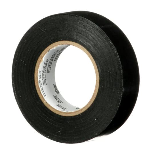 3M 165BK6E Isoleringstape Sort 19mmx25m (7100184810)
