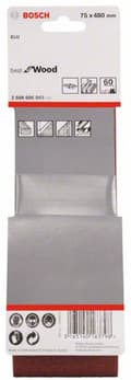 Miniatyrbillede 2 af 4: Bosch - 3-delt slibebåndssæt 75 x 480 mm - 60