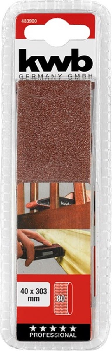 kwb 483900 Handslipmaskin för slipband 40 x 303 mm 1 st.