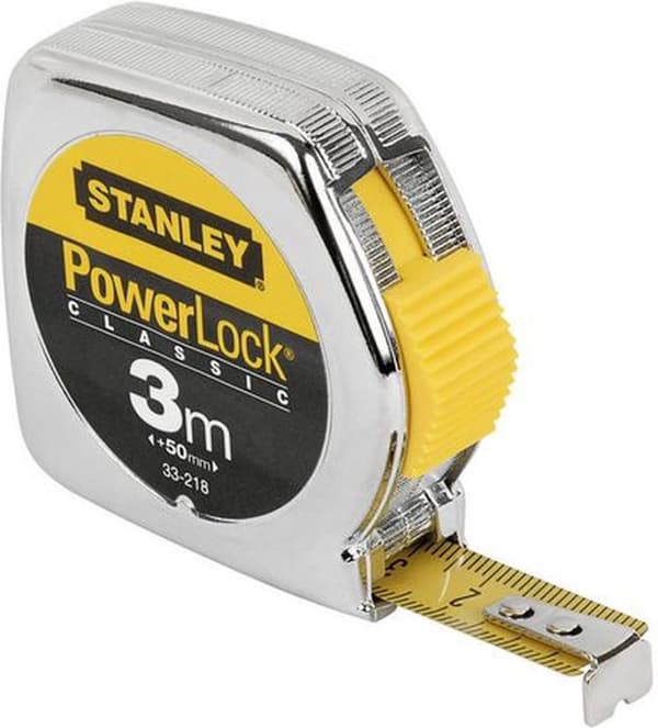 Stanley 0-33-218 PowerLock Classic målebånd - 3 m x 12,7 mm