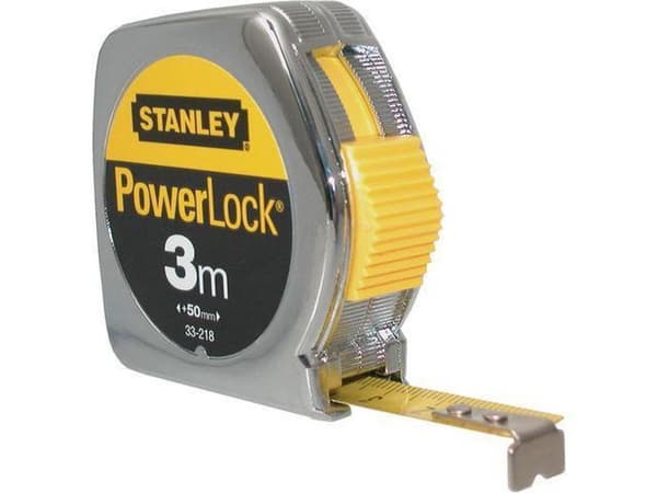 Stanley 0-33-218 PowerLock Classic målebånd - 3 m x 12,7 mm