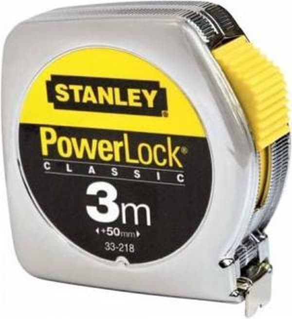 Stanley 0-33-218 PowerLock Classic målebånd - 3 m x 12,7 mm