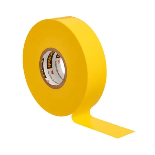 3M 7100238736 - 1 kpl - Keltainen - PVC - 600 V - Läpipainopakkaus - UL-sertifioitu - VDE - CSA-sertifioitu - RoHS 2015/863/EU -yhteensopiva (71002387