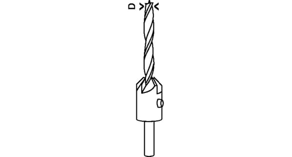 Bosch - pora - puulle - pora - 4 mm - pituus: 70 mm