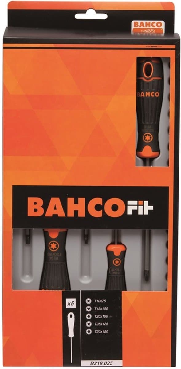 Bahco Torx Skruetrækker Sæt 5-delt