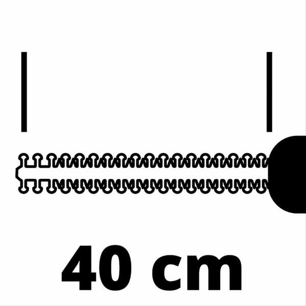 Einhell johdoton pensasleikkuri GC-CH 18/40 Li Solo Power X-Change (18 V - 40 cm leikkauspituus - 13 mm hammasväli - ergonominen kahva - ilman akkua)