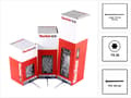 Miniatyrbillede 4 af 6: Fischer 670369 spånpladeskrue Power-Fast II 5,0 x 120 TX20 - undersænket hoved - delgevind - blå zinkbelagt (200 stk)