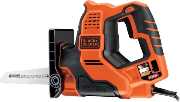 BLACK+DECKER RS890K-QS Scorpion kolvsåg - 3IN1 - 500W - 23mm - inkl fodral och 3 sågblad