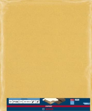 Bosch Tilbehør EXPERT C470 2608900960 håndslibepapir kornnummer 100 (L x B) 280 mm x 230 mm 50 stk.