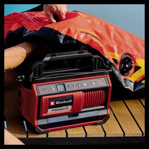 Einhell PRESSITO 18/25 Power X-Change Batterikompressor 11 bar Digital display