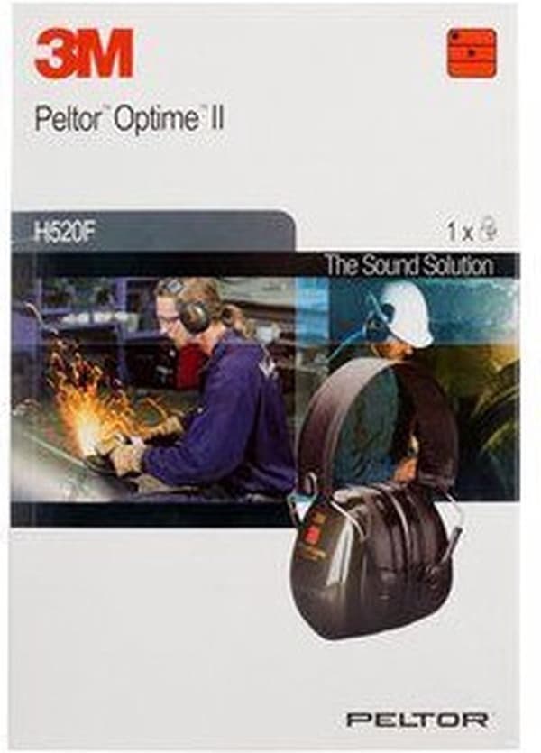 3M Peltor Optime II H520F hopfällbar öronkåpa grön