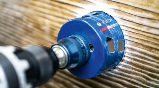 Bosch Expert Tough Material - hulsav - til plast, mursten, bløde fliser, rustfri stålplader, træ med metal - 65 mm