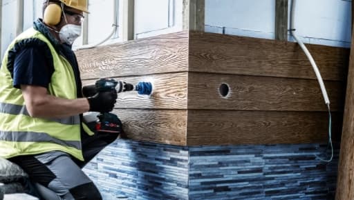 Bosch Expert Tough Material - hulsav - til plast, mursten, bløde fliser, rustfri stålplader, træ med metal - 65 mm