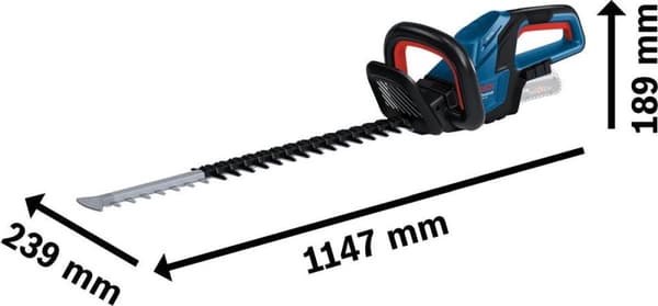 Bosch Professional GHE 18V-60 sladdlös häcksax 18V grundkropp - 06008C9000