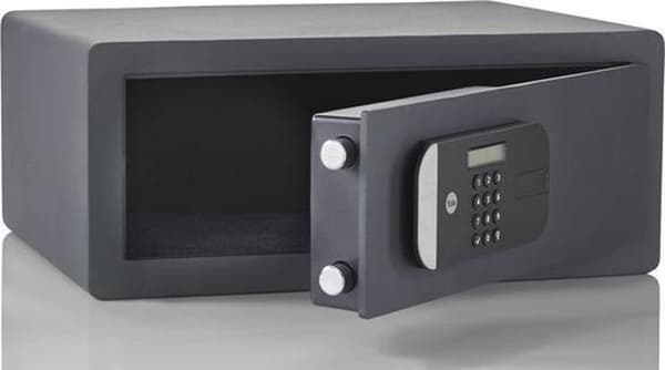 Yale Safe - Kombinationslås - Maximal säkerhet Laptopskåp - SKG 2 - 200 x 480 x 350 mm - Antracit