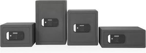 Yale Safe - Kombinationslås - Maximal säkerhet Laptopskåp - SKG 2 - 200 x 480 x 350 mm - Antracit